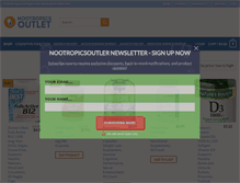 Tablet Screenshot of nootropicsoutlet.com